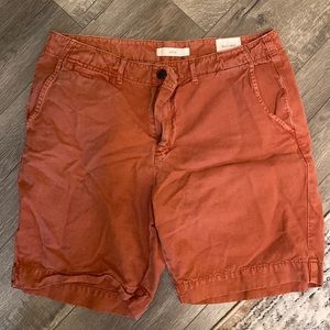 Red Billy Reid Mens Chino Shorts 32